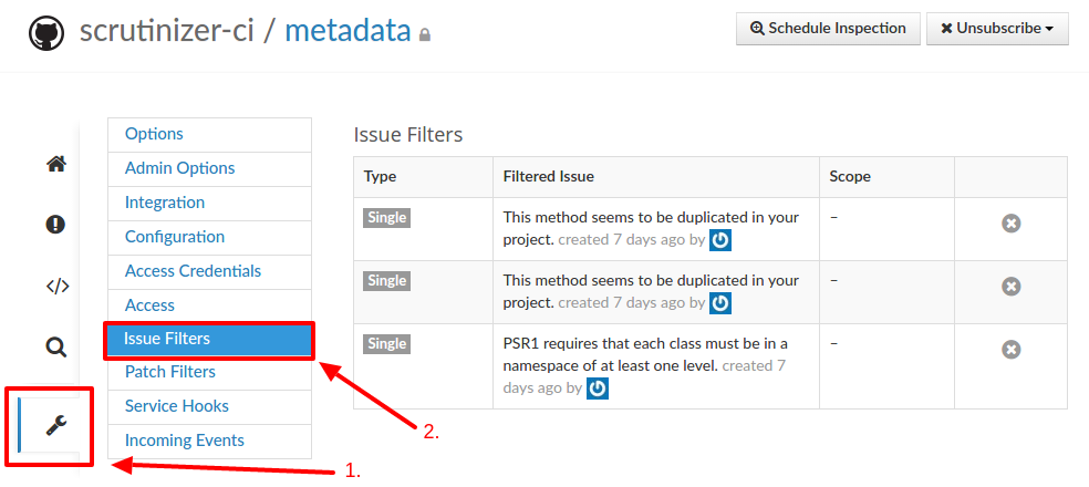 Removing Issue Filters