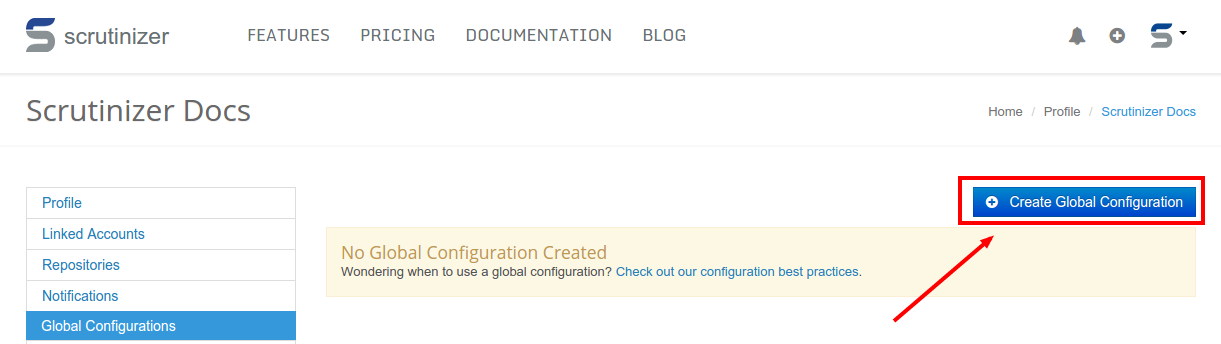 Creating Global Configuration